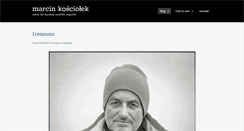 Desktop Screenshot of marcinkosciolek.com